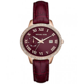 Correa de reloj Michael Kors MK2430 Plástico Rojo 18mm