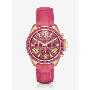 Correa de reloj Michael Kors MK2449 Cuero Rosa 20mm