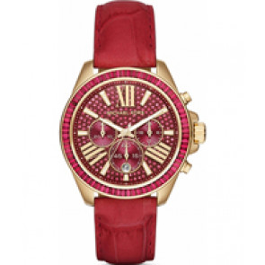 Correa de reloj Michael Kors MK2452 Cuero Rojo 20mm