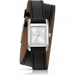Correa de reloj Michael Kors MK2497 Cuero Negro 14mm