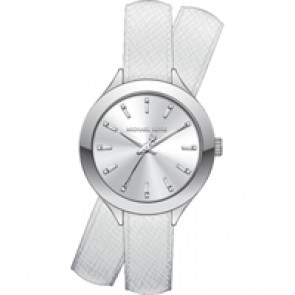 Correa de reloj Michael Kors MK2500 Cuero Blanco 14mm