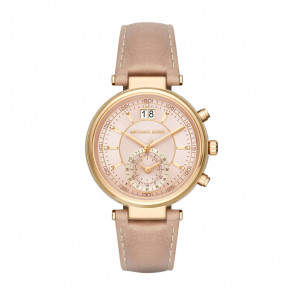 Correa de reloj Michael Kors MK2529 Cuero Beige 12mm