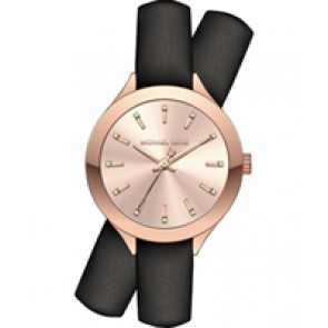 Correa de reloj Michael Kors MK2553 Cuero Negro 14mm