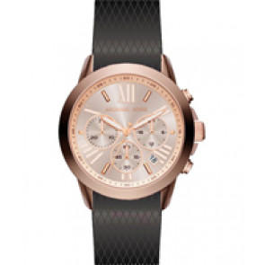 Correa de reloj Michael Kors MK2557 Silicona Negro 20mm