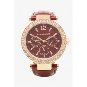 Correa de reloj Michael Kors MK2568 Cuero Marrón