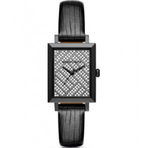 Correa de reloj Michael Kors MK2647 Cuero Negro 14mm