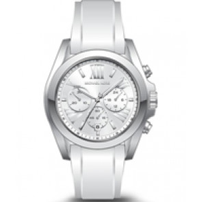 Correa de reloj Michael Kors MK2651 Silicona Blanco 22mm