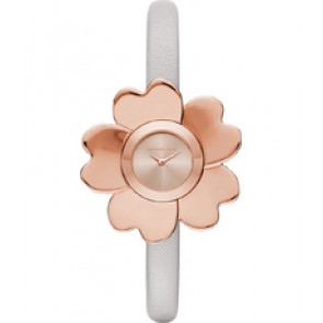 Correa de reloj Michael Kors MK2665 Cuero Blanco 8mm