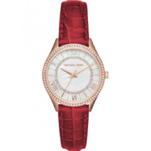 Correa de reloj Michael Kors MK2691 Cuero Rojo 16mm