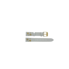 Correa de reloj Michael Kors MK2737 Cuero Blanco 16mm