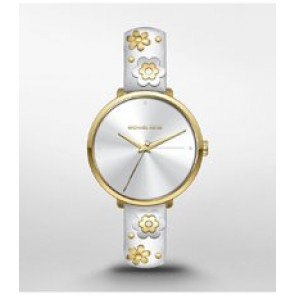 Correa de reloj Michael Kors MK2821 Cuero Blanco 14mm