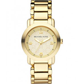 Correa de reloj Michael Kors MK3158 Acero Chapado en oro 19mm