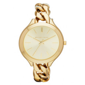Correa de reloj (Combinación de correa + caja) Michael Kors MK3222 Acero Chapado en oro 14mm