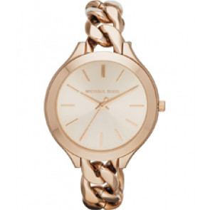 Correa de reloj (Combinación de correa + caja) Michael Kors MK3223 Acero Rosado 14mm