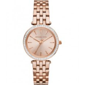 Correa de reloj Michael Kors MK3366 / 11xxxx / Mini Darci Acero Rosado 16mm
