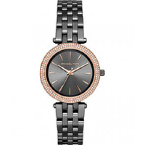 Correa de reloj Michael Kors MK3432 Acero Gris antracita 16mm