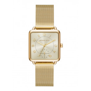 Correa de reloj Michael Kors MK3663 Acero Chapado en oro 18mm