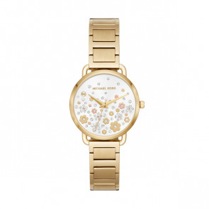 Correa de reloj Michael Kors MK3840 Acero Chapado en oro 14mm