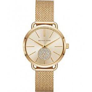 Correa de reloj Michael Kors MK3844 Acero Chapado en oro 16mm