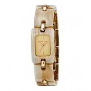 Correa de reloj (Combinación de correa + caja) Michael Kors MK4123 Plástico Bicolor 18mm
