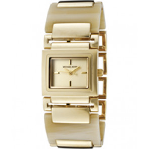 Correa de reloj Michael Kors MK4228 Acero inoxidable Chapado en oro 26mm