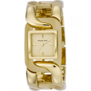 Correa de reloj (Combinación de correa + caja) Michael Kors MK4230 Acero Chapado en oro 28mm
