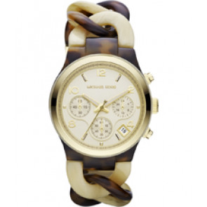 Correa de reloj Michael Kors MK4270 Plástico Chapado en oro 24mm