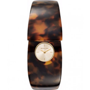 Correa de reloj (Combinación de correa + caja) Michael Kors MK4313 Plástico Marrón