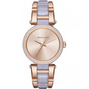 Correa de reloj Michael Kors MK4319 Acero inoxidable Rosado 10mm