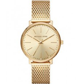 Correa de reloj Michael Kors MK4339 Acero inoxidable Chapado en oro 18mm