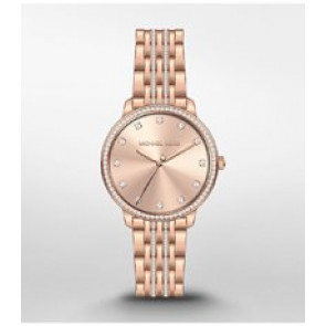Correa de reloj Michael Kors MK4369 Acero inoxidable Rosado 16mm