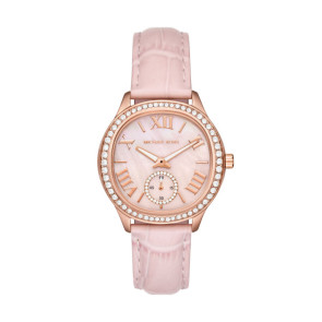 Correa de reloj Michael Kors MK4820 Cuero Rosa 18mm