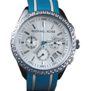 Correa de reloj Michael Kors MK5023 Silicona Azul 18mm