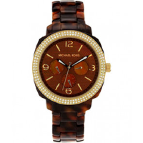 Correa de reloj Michael Kors MK5086 Plástico Marrón 18mm