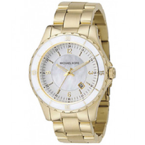 Correa de reloj Michael Kors MK5174 Acero inoxidable Chapado en oro 20mm