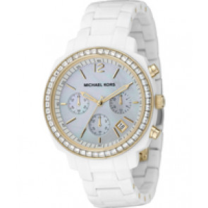 Correa de reloj Michael Kors MK5187 Plástico Blanco 17mm