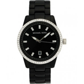 Correa de reloj Michael Kors MK5205 Plástico Negro 18mm