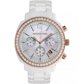 Correa de reloj Michael Kors MK5214 Plástico Blanco 18mm