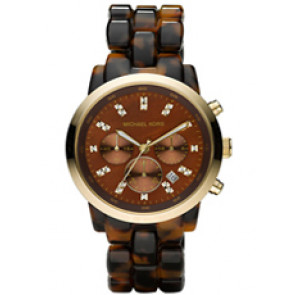 Correa de reloj Michael Kors MK5216 Plástico Marrón 8mm