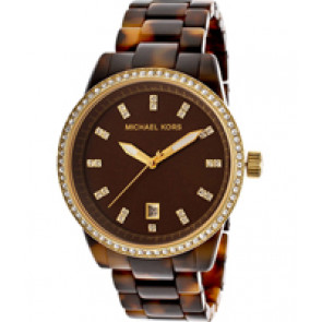 Correa de reloj Michael Kors MK5254 Plástico Marrón 18mm