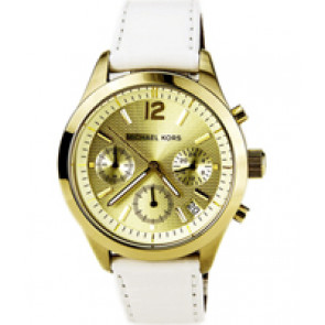 Correa de reloj Michael Kors MK5285 Cuero Blanco 18mm
