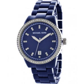 Correa de reloj Michael Kors MK5371 Plástico Azul 18mm