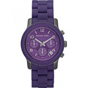 Correa de reloj Michael Kors MK5511 Silicona Púrpura 20mm