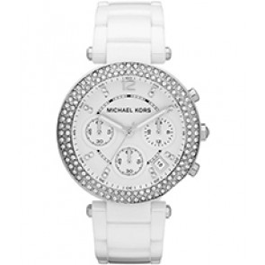 Correa de reloj Michael Kors MK5654 Cerámica Blanco 20mm