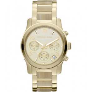 Correa de reloj Michael Kors MK5660 Acero inoxidable Chapado en oro 20mm