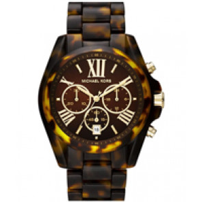 Correa de reloj Michael Kors MK5839 Plástico Marrón 20mm