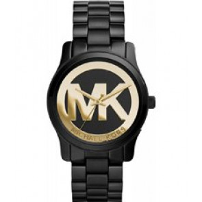 Correa de reloj Michael Kors MK6057 Acero inoxidable Negro 20mm