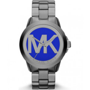 Correa de reloj Michael Kors MK6217 Acero Gris antracita 20mm
