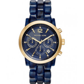 Correa de reloj Michael Kors MK6236 Plástico Azul 22mm