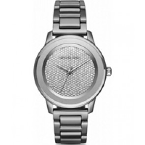 Correa de reloj Michael Kors MK6244 Acero inoxidable Gris antracita 20mm